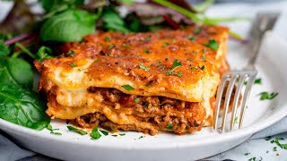 Easy Homemade Lasagne Recipe  Perfect Family Comfort Food [upl. by Kirt]