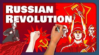 The Russian Revolution in 7 minutes [upl. by Desirea182]