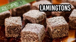 How to make Australian Chocolate Lamingtons [upl. by Tolland637]