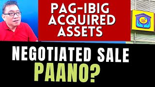 Paano Bumili ng Pag IBIG acquired Assets Negotiated Sale Stepbystep tutorial [upl. by Hilbert]