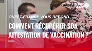 Covid 19  comment récupérer son attestation de vaccination certifiée [upl. by Nelaf362]