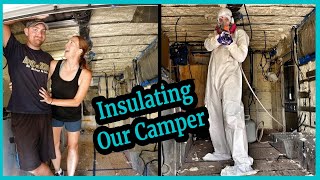 DIY Spray Foam Installation  Off Road Camper Build [upl. by Mcneely]