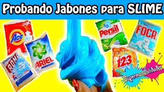 ¿Qué jabón polvo sirve para Slime  Supermanualidades [upl. by Eriha]