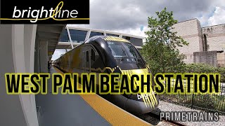 Brightline Train Series  West Palm Beach Station FULL TOUR gobrightline trains [upl. by Aynos]