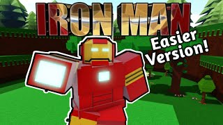 Basic Iron Man Suit Tutorial Easier Version  Build a Boat For Treasure [upl. by Luce152]