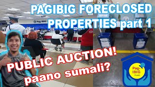 Pagibig foreclosed properties  Paano Sumali [upl. by Aneleasor]