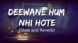 Deewane Hum Nahi Hote Slow and Reverb  Lofi  Hindi  Slow and Reverb songs  Lyrical Audio [upl. by Anividul]