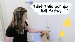 How to Potty Train your Puppy 🐶🔔  BELL METHOD [upl. by Akinnej]