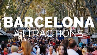 10 Top Tourist Attractions in Barcelona  Travel Video [upl. by Dnalro]