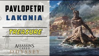 Pavlopetri Lakonia  Loot Treasure Location  ASSASSINS CREED ODYSSEY [upl. by Amelus858]