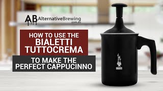 How to Use the Bialetti Tuttocrema Milk Frother [upl. by Cave]