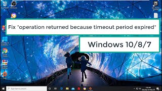 Fix operation returned because timeout period expired [upl. by Zandra121]