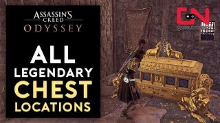 Assassins Creed Odyssey  All 17 Legendary Chest Locations [upl. by Youngman]