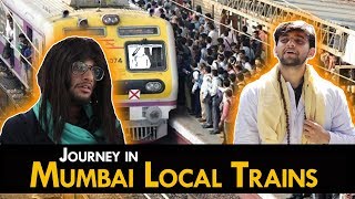 Journey in Mumbai Local Trains  Funcho [upl. by Einnad]