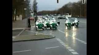 46 Vehicle convoy for His Highness Sheikh Mohammed bin Rashid Al Maktoum through Berlin [upl. by Sami]