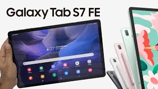 Samsung Galaxy Tab S7 FE Hands On Overview [upl. by Yenrab624]