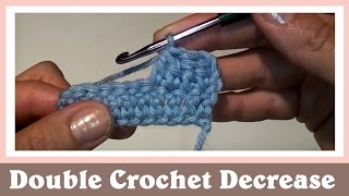 Crochet for Beginners Double Crochet Decrease [upl. by Carmina239]