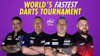 The Worlds FASTEST Ever Darts Tournament ft Wright Anderson Durrant and Smith [upl. by Wilen]