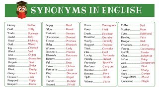 120 Super Common Synonyms to Increase Your Vocabulary in English [upl. by Joleen]