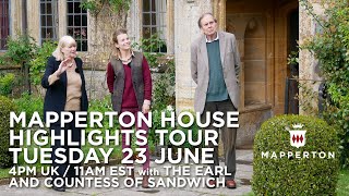 Mapperton House highlights and reflections tour with the Earl and Countess of Sandwich [upl. by Bolme]