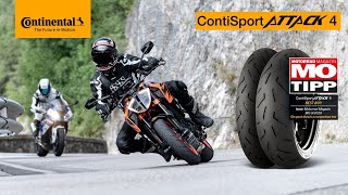 Conti SportAttack 4  Tire Test Winner  Built to Grip [upl. by Kciredorb]