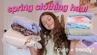 HUGE springsummer try on haul 2021 [upl. by Basso]