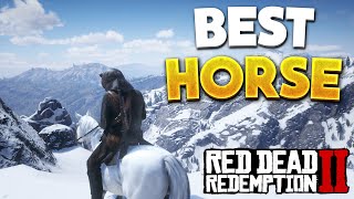 Red Dead Redemption 2 Best Horse How To Get Arabian White Coat Horse Location RDR2 Best Horse [upl. by Ku532]