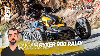 CANAM RYKER 900 RALLY I TEST MOTORLIVE [upl. by Kinsley730]