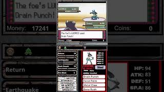 Pokemon Platinum Bastiodon Solo Run Maylene Battle [upl. by Macguiness515]