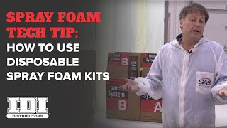 How to Use Disposable Portable Spray Foam Insulation Kits [upl. by Kudva567]