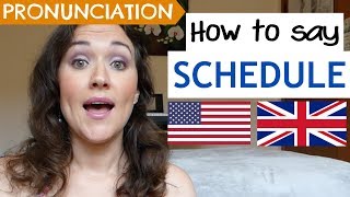 How to Pronounce SCHEDULE US UK amp Australian pronunciation [upl. by Tomkins]