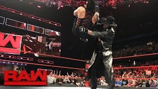 Roman Reigns has a chilling encounter with The Undertaker Raw March 6 2017 [upl. by Alphonse]