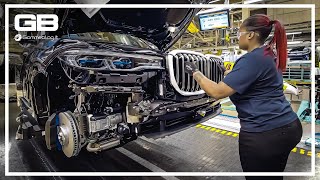 BMW X7 Production 🇺🇸 USA Car Factory Manufacturing Process [upl. by Haras]