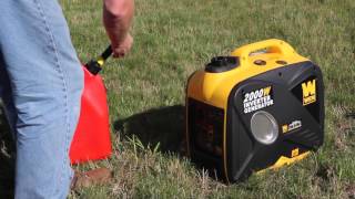 WEN 56200i 2000Watt Inverter Generator How to Get Started [upl. by Ailyt]