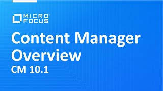 Content Manager OVERVIEW [upl. by Anialahs]