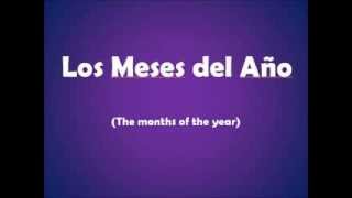 Spanish Months Song Canción de los Meses with Macarena Moves [upl. by Gillian]