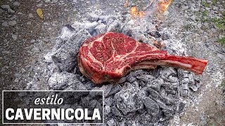 Carne Asada estilo Cavernícola  La Capital [upl. by Akimak]