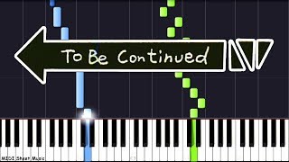 To Be Continued  Piano Tutorial Roundabout [upl. by Floyd]