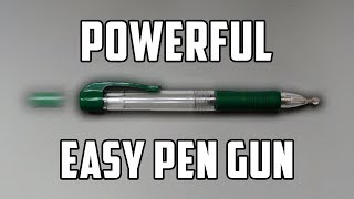 How To Make A Pen Gun Easy Full HD [upl. by Anirrehs]