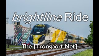 A full ride on Floridas Brightline Train from Miami to West Palm Beach FL [upl. by Ecyac]