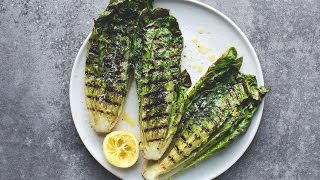 How to Grill Lettuce  A Simple Recipe [upl. by Arbmat478]