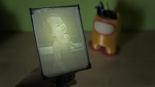 3D Printed Lithophane NightSleeping Light using cheap 5v USB Light [upl. by Asiruam]