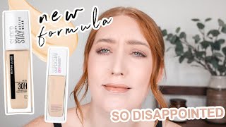 NEW Maybelline Superstay Active Wear 30H Foundation Review  Is it as good as the old one [upl. by Enayd]