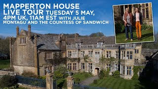 Outside tour of 16th Century Mapperton House with the Countess of Sandwich amp Julie Montagu [upl. by Libre]