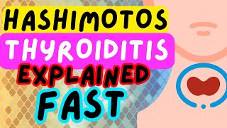 Hashimoto Thyroiditis  EXPLAINED IN 2 MINUTES Autoimmune Hypothyroid [upl. by Lamiv]