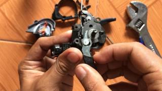 How to Repair or Assemble Shifter Shimano Alivio M4000 [upl. by Atlas395]