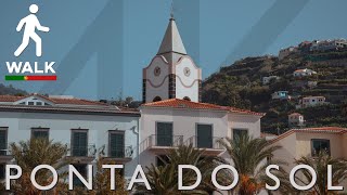 Madeira Portugal  4K Virtual Walk  Ponta Do Sol Madeira Island Hottest Municipality Wave Sounds [upl. by Akinod]