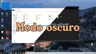 Como Activar y Desactivar el Modo Oscuro de Windows 10 [upl. by Nivets574]