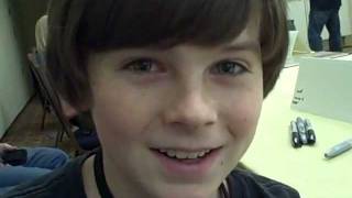 Chandler Riggs interview [upl. by Brosine272]