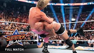 FULL MATCH  Goldberg vs Dolph Ziggler SummerSlam 2019 [upl. by Winfield]